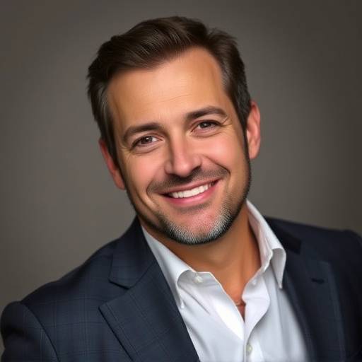 Photo de Monsieur Pierre Martin, souriant, portant une veste de costume et une chemise blanche.